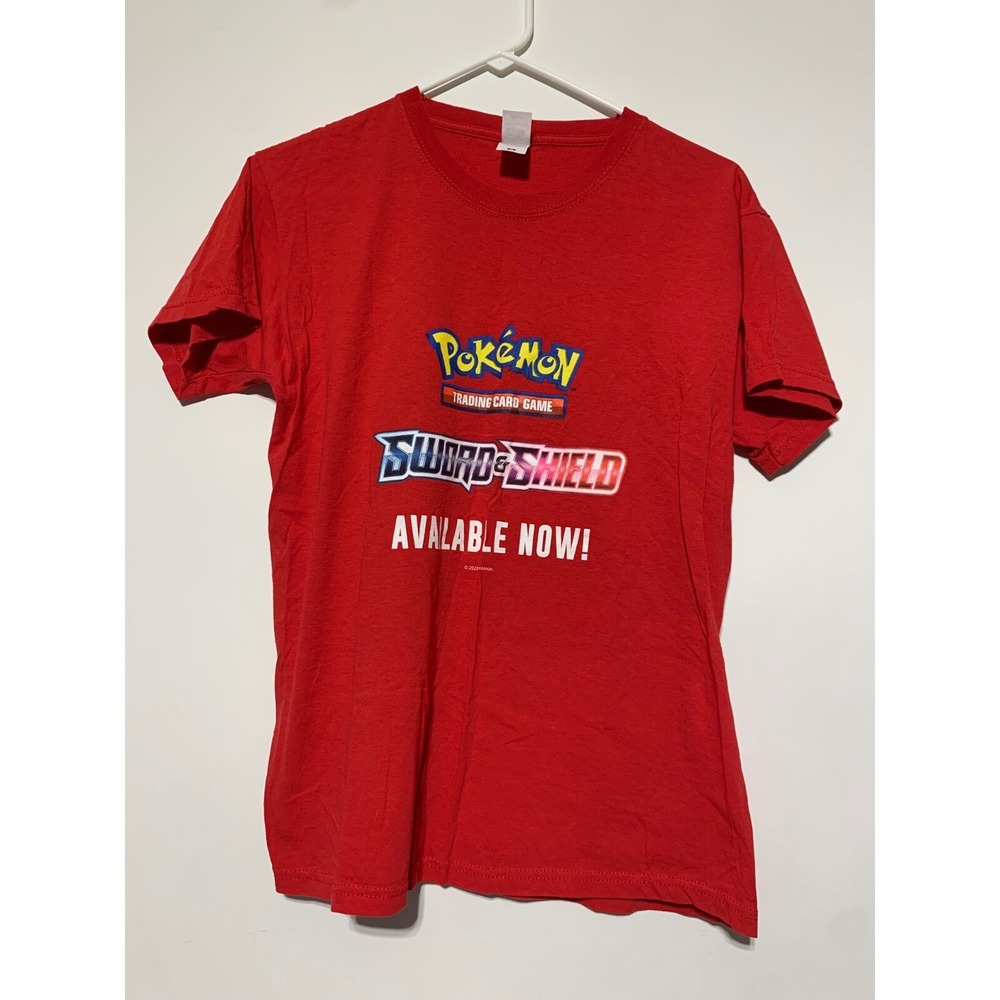 Fruit of the Loom Men Size M Red Pokemon Graphic Short Sleeve Promo Shirt